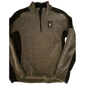 Spyder Men's Mendoza 1/4 Zip Core Pullover Sweater Size Small Unisex